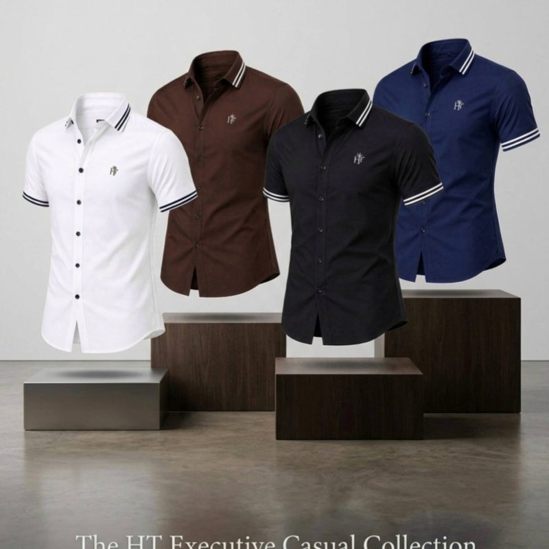 Premium HT Half Sleeve Shirt – Smart Casual Edition